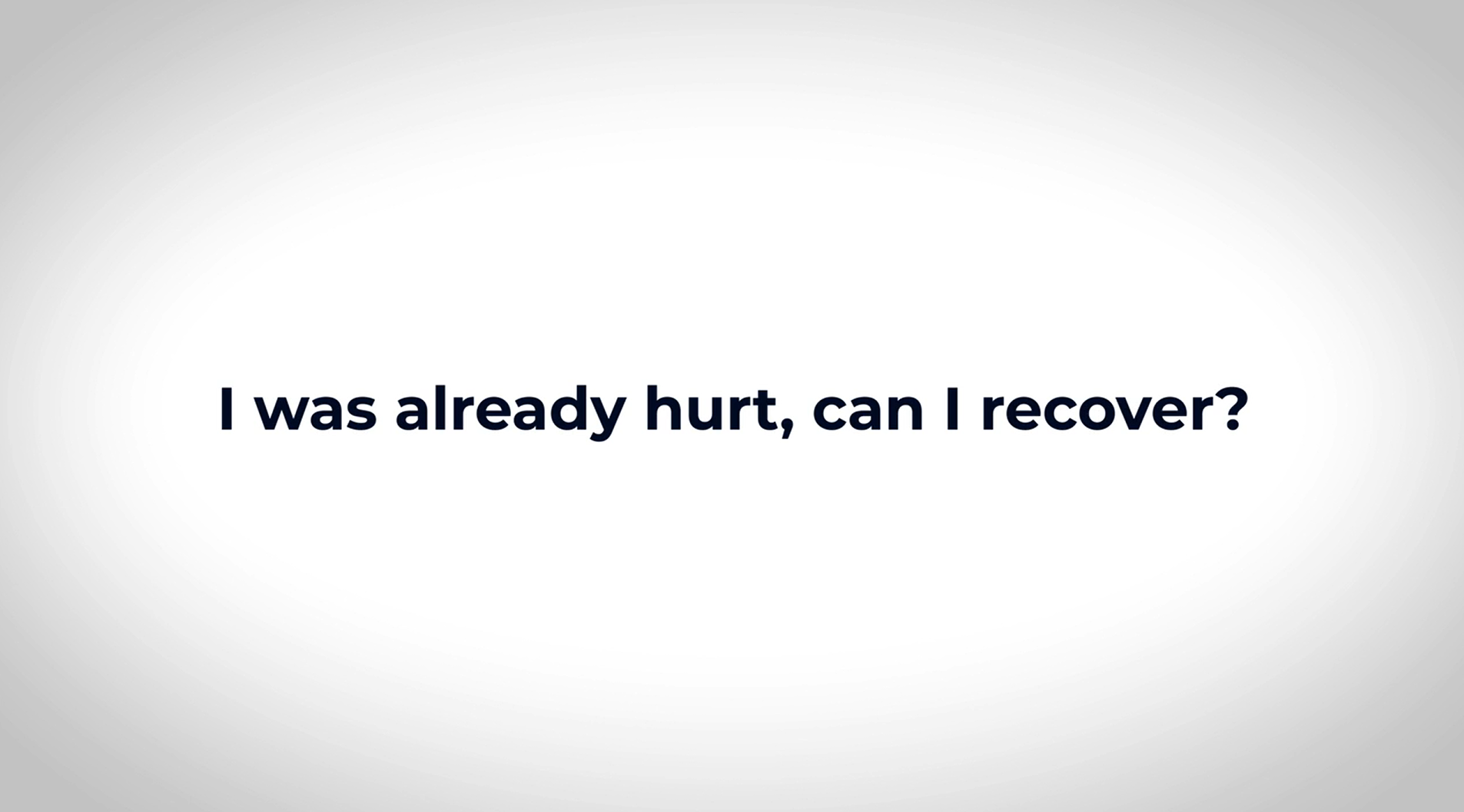 Cup of Joe: I was already hurt, can I recover?