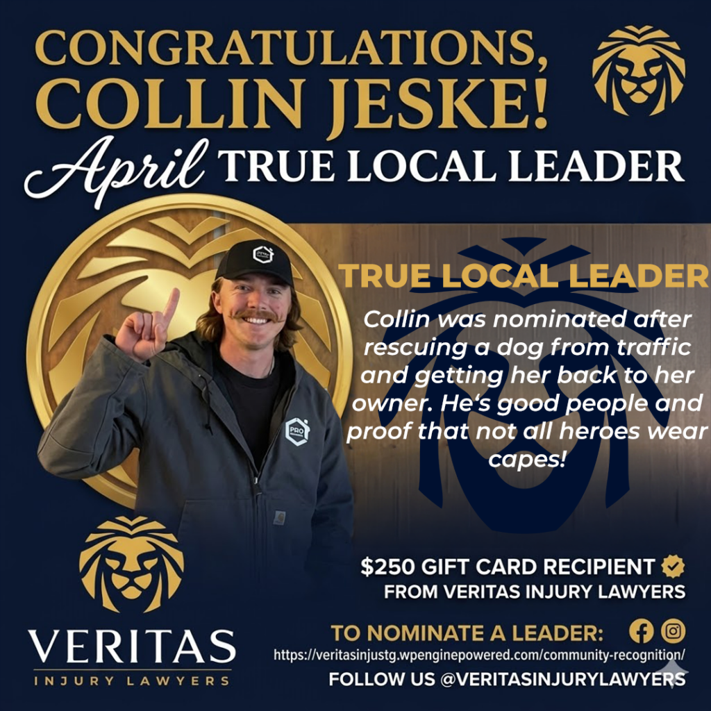 Collin Jeske - True Local Leader, Veritas Injury Lawyers